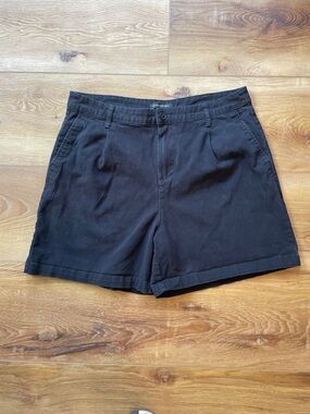 Banana Republic Black Tailored Bermuda Shorts